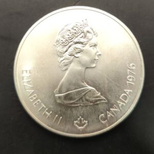 CANADA.AÑO 1976. 5 DOLLAR PLATA OLIMPIADA DE MONTREAL " BOXEO ". PESO 24,3 GR