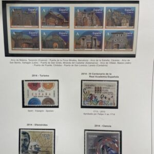 AÑO 2014. COLECCION COMPLETA DE SELLOS, HB Y CARNETS