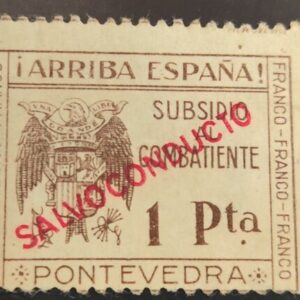 PONTEVEDRA EDIFIL 39 * 1 PTA CASTAÑO