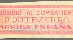 PONTEVEDRA EDIFIL 44* 5 CTS ROJA