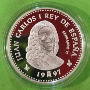 AÑO 1997. 2000 PTAS PLATA.FERNANDO VI. PESO 27 GR