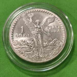 MEXICO. AÑO 1991. 1 ONZA PLATA PURA LIBERTAD. PESO 31,1 GR