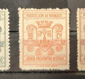 LUGO. EDIFIL 31/33 * PROTECCION DE MENORES.