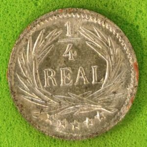 GUATEMALA. AÑO 1898. 1/4 REAL PLATA (835). PESO 0,8 GR