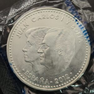 AÑO 2012. 30 EUROS PLATA " X ANIVERSARIO DEL EURO ".PESO 18 GR
