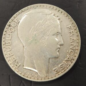 FRANCIA. AÑO 1930.10 FRANCOS PLATA (680). PESO 10 GR