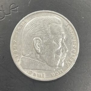 ALEMANIA IMPERIO. AÑO 1936 (A). 5 MARCOS PLATA (900). PESO 14 GR