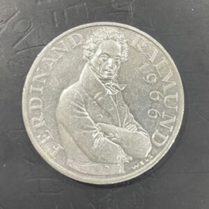 AUSTRIA. AÑO 1966. 25 SCHMILLING PLATA (800). PESO 13 GR