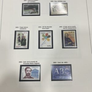AÑO 2003. COLECCIÓN COMPLETA DE SELLOS H.B Y CARNET. CATÁLOGO 217,20 €