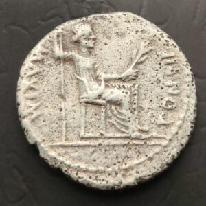 IMPERIO ROMANO AÑO 16 D.C TIBERIO DENARIO