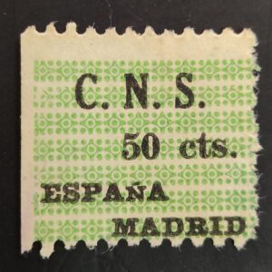 MADRID. EDIFIL N/C. 50 CTS VERDE C.N.S