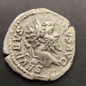 AÑO 419 D.C. SEPTIMIO SEVERO. DENARIO. PESO 3,2 GT
