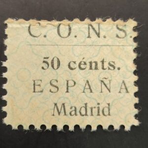 MADRID. EDIFIL 61 *. 50 CENTS C.O.N.S ESPAÑA
