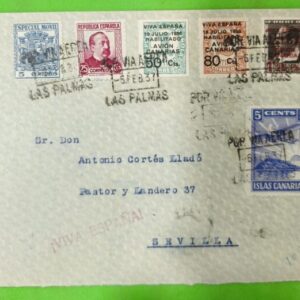 LAS PALMAS A SEVILLA. AÑO 1937.