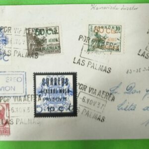 LAS PALMAS A BURGOS. AÑO 1937