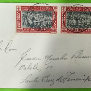 LAS PALMAS A SANTA CRUZ DE TENERIFE. AÑO 1939.