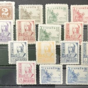 EDIFIL 814/31 **/* CIFRAS, CID E ISABEL. CATÁLOGO ++210 €