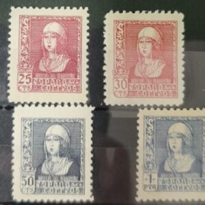 EDIFIL 855/860 ** ISABEL LA CATÓLICA. VALOR DE CATÁLOGO 130 €