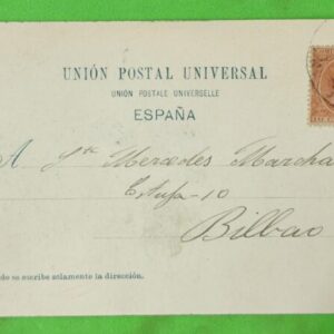 BARCELONA. BARCELONA A BILBAO. AÑO 1900. EDIFIL 218