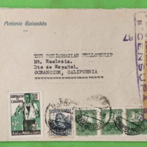 BARCELONA. MANRESA A CALIFORNIA (ESTADOS UNIDOS). AÑO 1937.