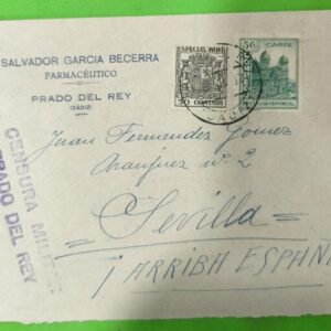 CADIZ. PRADO DEL REY A SEVILLA. AÑO 1937.