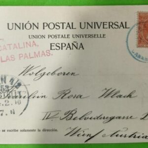 LAS PALMAS AUSTRIA. AÑO 1900. EDIFIL 218
