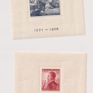 EDIFIL 862/63 **   HOJAS BLOQUES BATALLA DE LEPANTO DENTADA. CATÁLOGO 110 €
