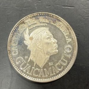VENEZUELA. AÑO 1959. CACIQUES DE VENEZUELA "GUAICAMACUTO". PESO 15 GR