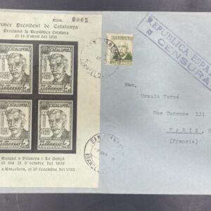 BARCELONA. SAN JUAN DESPÍ (BARCELONA) A PARÍS (FRANCIA). AÑO 1938.