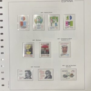 ESPAÑA. AÑO 2007. COLECCION COMPLETA DE SELLOS, HOJAS BLOQUES NUEVA