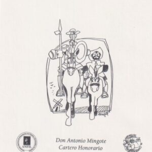 ESPAÑA EDIFIL 1* HOMENAJE FILATELICO " DON ANTONIO MINGOTE , CARTERO HONORARIO "