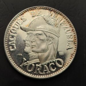 VENEZUELA. AÑO 1959. CACIQUES DE VENEZUELA " YORAGO " PLATA (999). PESO 15 GR