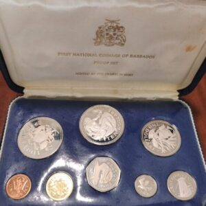 BARBADOS. AÑO 1973. SERIE DE 8 MONEDAS ACUÑADAS POR LA FRANKLIN MINT.