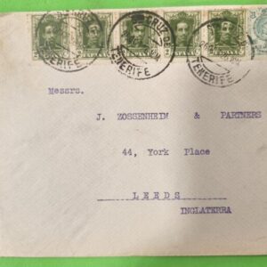 SANTA CRZ DE TENERIFE A LEEDS (INGLATERRA). AÑO 1926