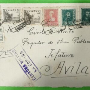 CORUÑA A AVILA. AÑO 1938.-