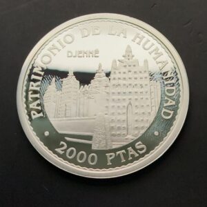 ESPAÑA AÑO 1996 2000 PTAS PLATA (925) PATRIMONIO DE LA HUMANIDAD " DJENNE "