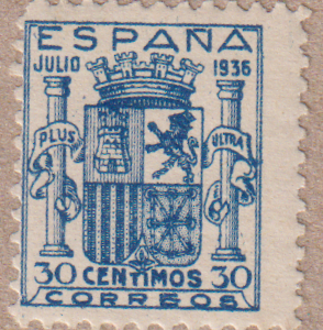 ESPAÑA EDIFIL 801 ** 30 CTS AZUL EMISIÓN GRANADA