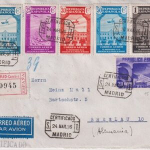 MADRID A ALEMANIA. AÑO 1936.