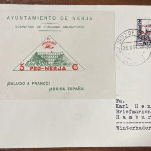 SANTA CRUZ DE TENERIFE A ALEMANIA. AÑO 1939.-