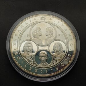 AÑO 1989. 10.000 PTAS PLATA V CENTENARIO DESCUBRIMIENTO DE AMERICA. PESO 168,75 GR