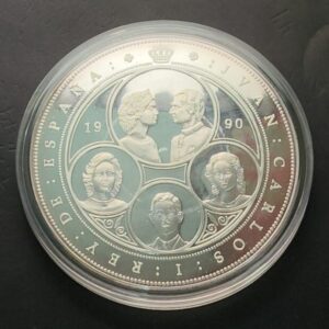 AÑO 1990 10.000 PTAS PLATA V CENTENARIO DESCUBRIMIENTO DE AMERICA. PESO 168,75 GR