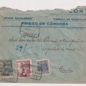 CÓRDOBA. PRIEGO DE CÓRDOBA A CÁDIZ. AÑO 1941.