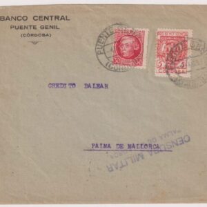 CÓRDOBA. PUENTE GENIL A PALMA DE MALLORCA (BALEARES). AÑO 1937.