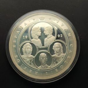 AÑO 1992. 10000 PTAS PLATA V CENTENARIO  DESCUBRIMIENTO DE AMERICA. PESO 168,75 GR