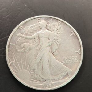 ESTADOS UNIDOS AÑO 1990 1 ONZA PLATA " LIBERTY "