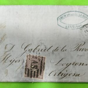 1869.- CORUÑA (SANTIAGO) A ORTIGOSA. AÑO 1869.