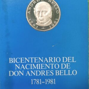 VENEZUELA. AÑO 1981. 100 BOLIVARES PLATA (835). DON ANDRES BELLO. PESO 27 GR