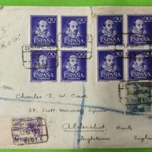GERONA (OLOT) A INGLATERRA. AÑO 1950.-