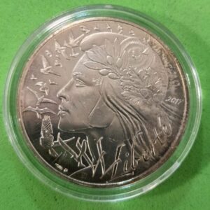 FRANCIA. AÑO 2017. 20 EUROS PLATA (900) MARIANNE. PESO 18 GR