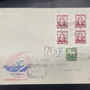 GUIPUZCOA (SAN SEBASTIAN) A PARIS (FRANCIA). AÑO 1937
